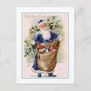 Vintage Christmas Holiday Postcard