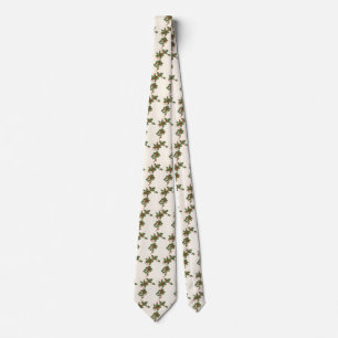 Vintage Christmas, Holly Plant with Red Berries Tie