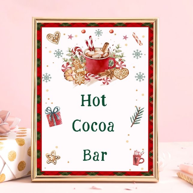 Vintage Christmas Hot Cocoa Bar Sign (Creator Uploaded)