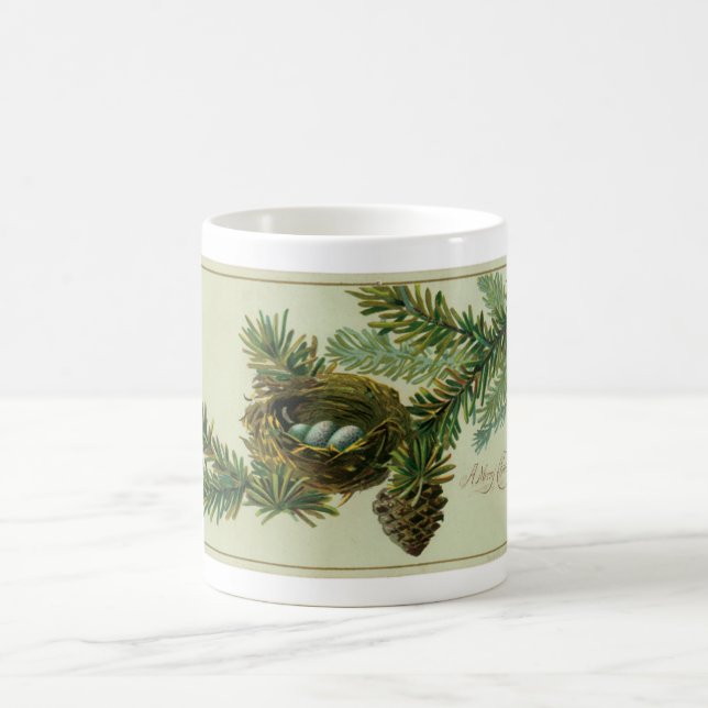 Vintage Christmas Image Mug (Center)