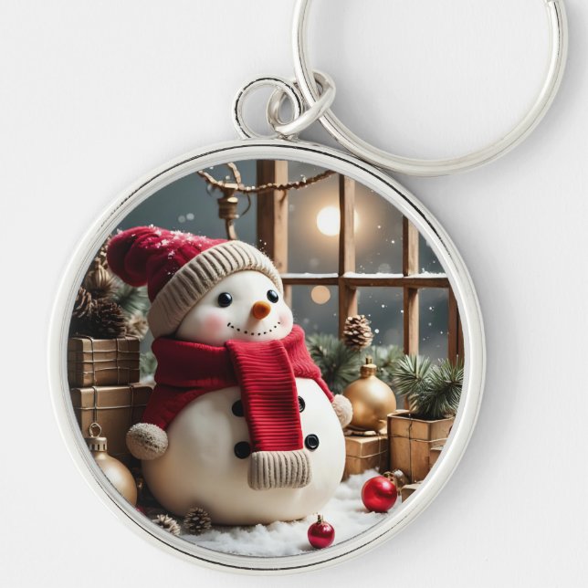 Vintage Christmas - Keychain (Front)