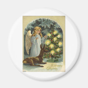 Vintage Christmas Magnet