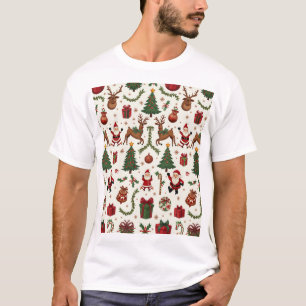 Vintage Christmas Men's Basic T-Shirt