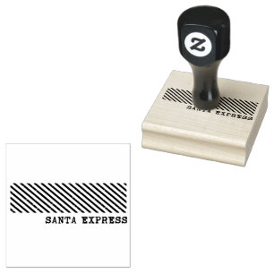 Vintage Christmas North-pole Rubber Stamp