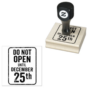 Vintage Christmas North-pole  Rubber Stamp