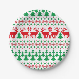 Vintage Christmas   Paper Plate