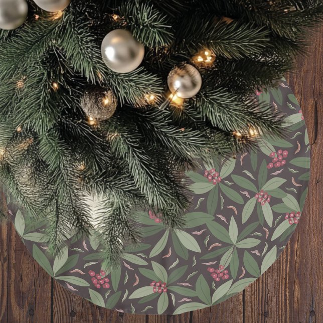 Vintage Christmas Pattern  Brushed Polyester Tree Skirt (Creator Uploaded)