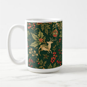 Vintage Christmas Pattern - Coffee Mug 