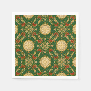 Vintage Christmas Pattern - Paper Napkins 