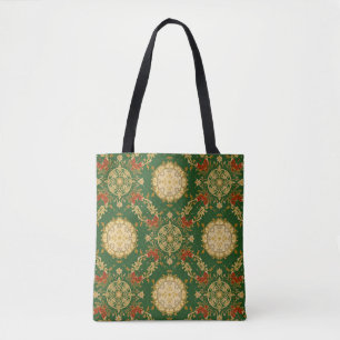 Vintage Christmas Pattern - Tote Bag