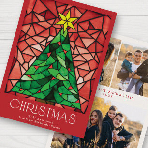 Vintage Christmas Photo Holiday Card