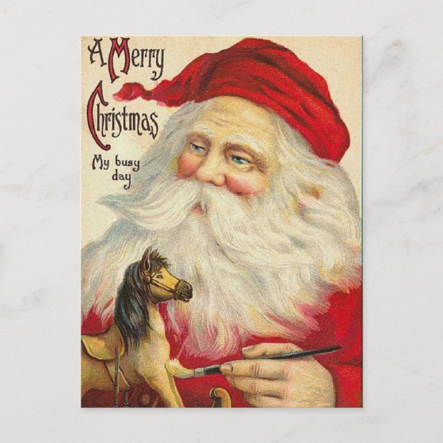 Vintage Christmas Postcard (Front)