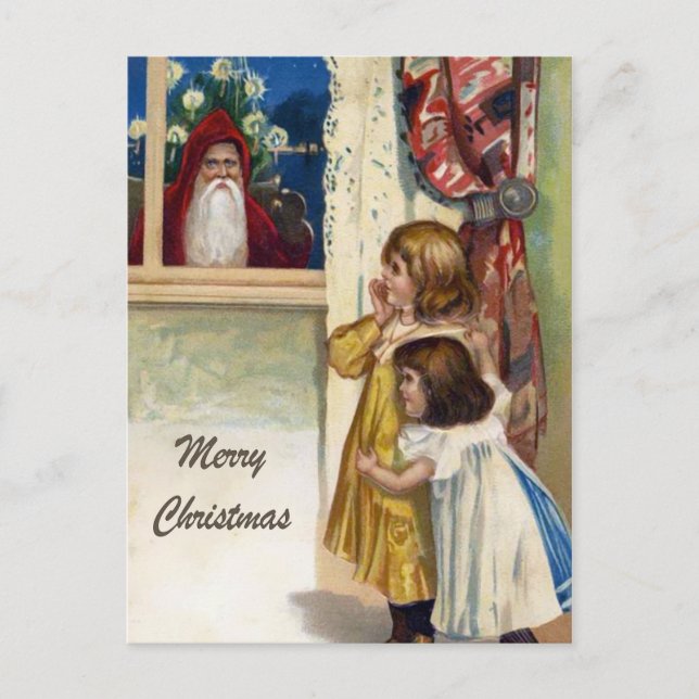 Vintage Christmas Postcard (Front)