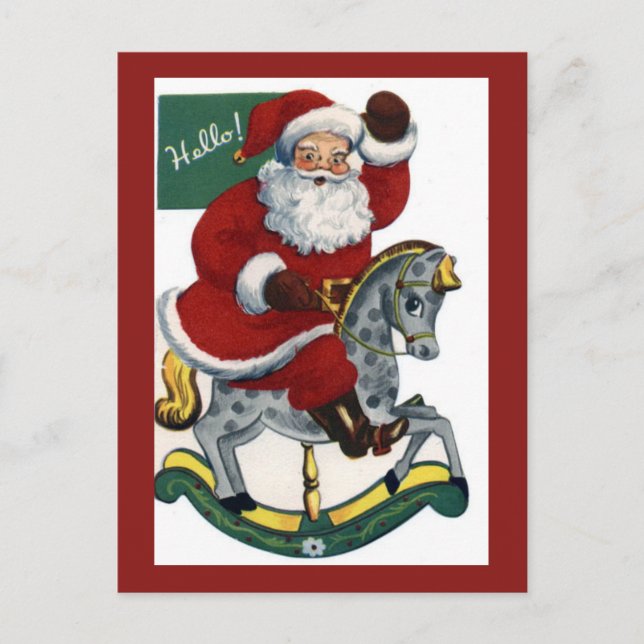 Vintage Christmas Postcard (Front)