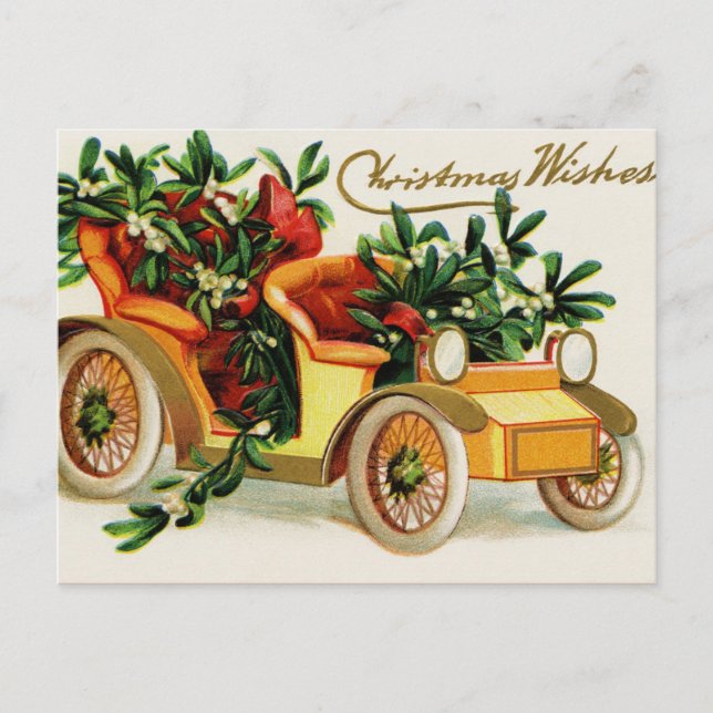 Vintage Christmas Postcard (Front)