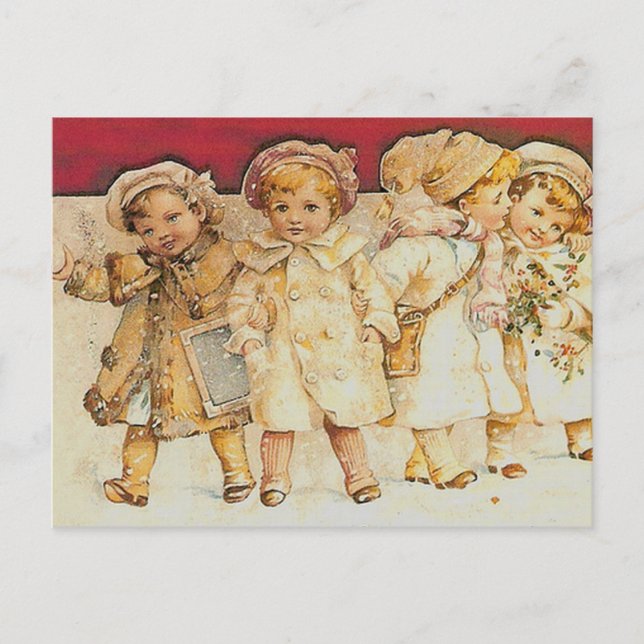 Vintage Christmas Postcard (Front)