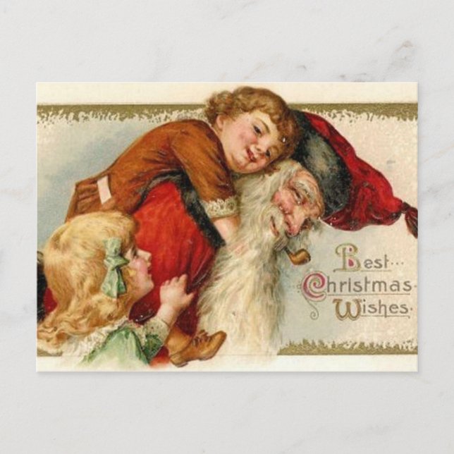 Vintage Christmas Postcard (Front)