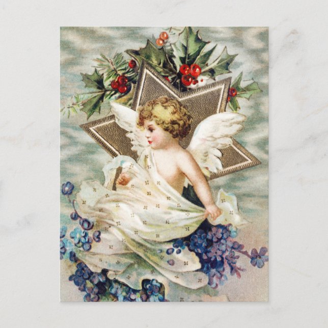Vintage Christmas Postcard (Front)