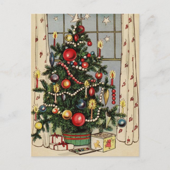 Vintage Christmas Postcard (Front)