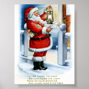 vintage christmas poster