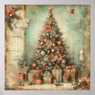 Vintage Christmas Poster