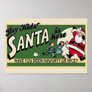 Vintage Christmas Poster
