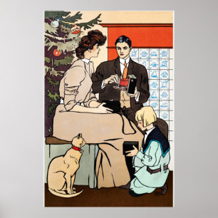 Vintage Christmas Poster