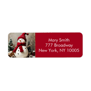 Vintage Christmas - Return Address Labels