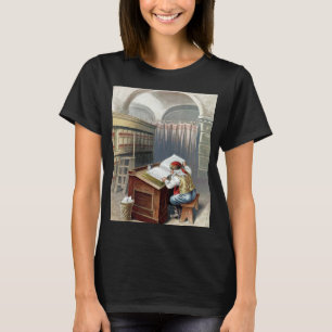 Vintage Christmas, Saint Nicholas Naughty or Nice T-Shirt