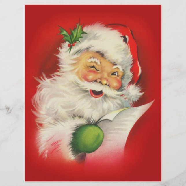 Vintage Christmas Santa Claus (Front)