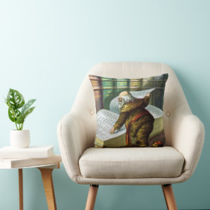 Vintage Christmas, Santa Claus and His Works Cushion