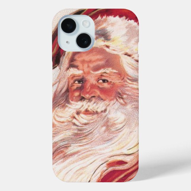 Vintage Christmas Santa Claus Case-Mate iPhone Case (Back)