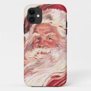 Vintage Christmas Santa Claus iPhone 11 Case