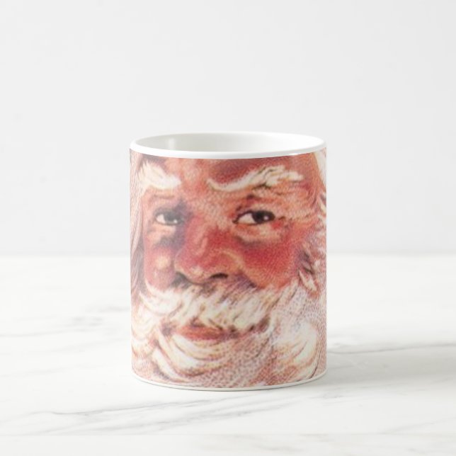 Vintage Christmas Santa Claus Coffee Mug (Center)