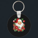 Vintage Christmas Santa Claus Face Funny Old Fashi Key Ring<br><div class="desc">Vintage Christmas Santa Claus Face Funny Old Fashioned Xmas</div>