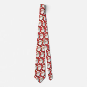 Vintage Christmas Santa Claus, Jolly and Winking Tie