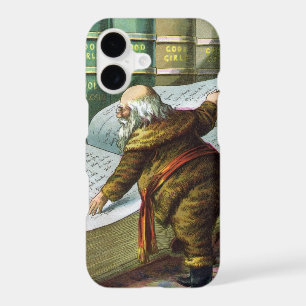 Vintage Christmas, Santa Claus Naughty Nice List