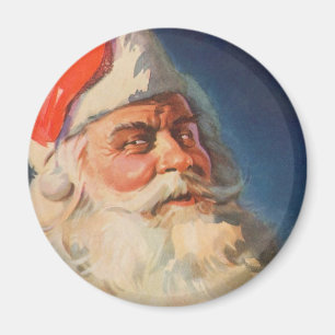 Vintage Christmas, Santa Claus Naughty Nice List Magnet