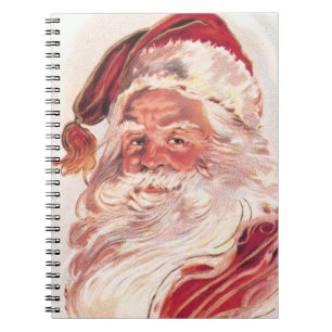 Vintage Christmas Santa Claus Notebook
