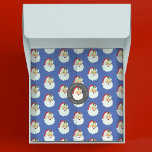 Vintage Christmas Santa Claus Tissue Paper<br><div class="desc">Cute Christmas wrapping paper with a Santa Claus on a blue background! Fun for wrapping your kids Christmas gifts. Comes in a variety of colours. Designed for you by Blackberry Boulevard.</div>