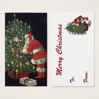 santa business cards