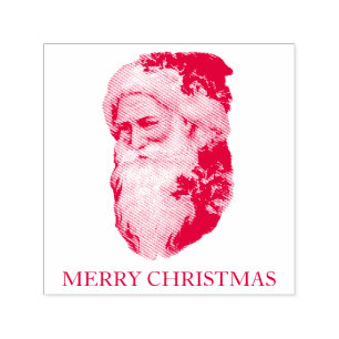 VINTAGE CHRISTMAS SANTA RUBBER STAMP