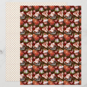 Vintage Christmas Scrapbook Paper