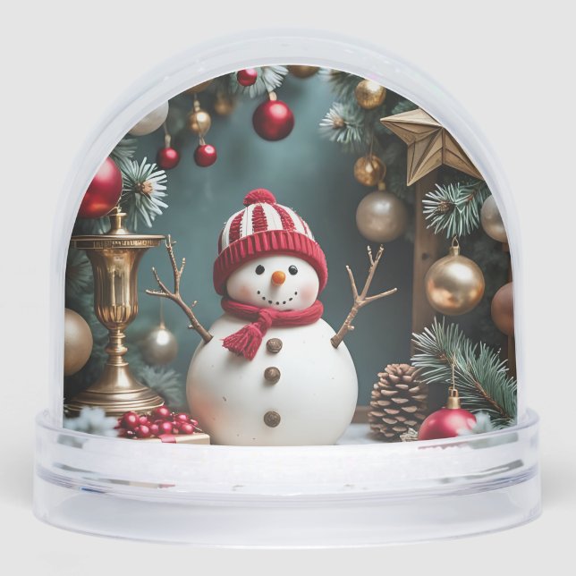 Vintage Christmas - Snow Globe  (Front)