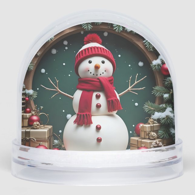 Vintage Christmas - Snow Globe  (Front)