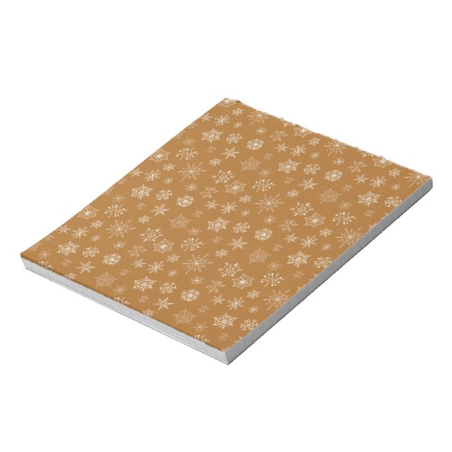 vintage christmas snowflakes notepad (Rotated)