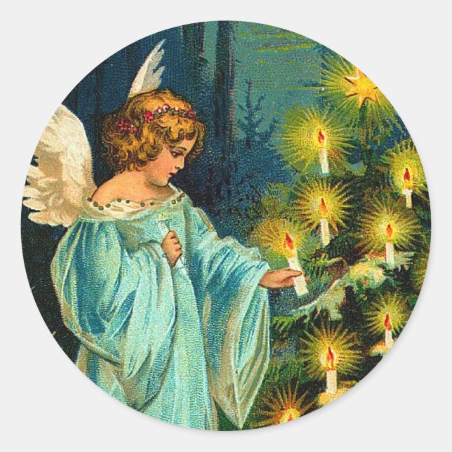 Vintage Christmas sticker (Front)