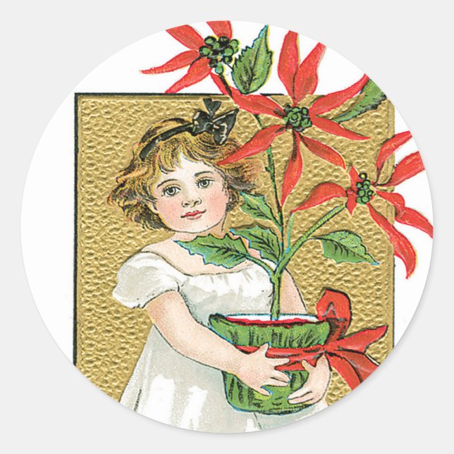 Vintage Christmas sticker (Front)