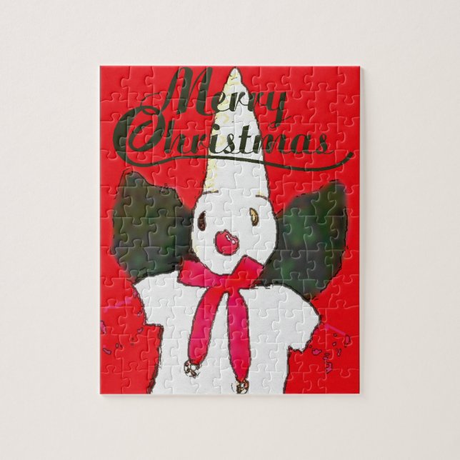 Vintage Christmas style Jigsaw Puzzle (Vertical)