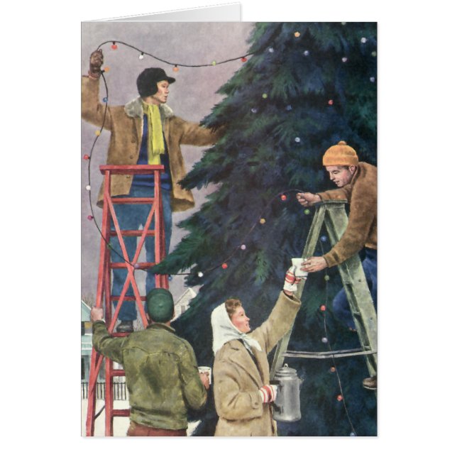 Vintage Christmas Thank You (Front)